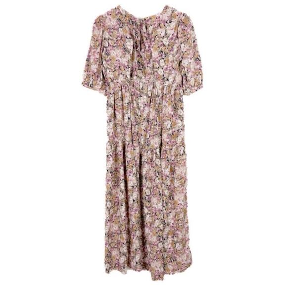 En Saison Jocelyn  Floral Open Back Tiered
Maxi Dress In Multi Size XS - Picture 6 of 8